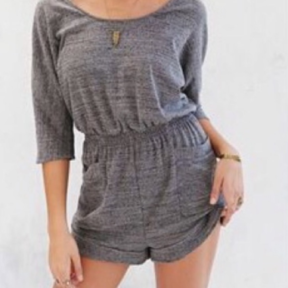 BDG heather grey romper